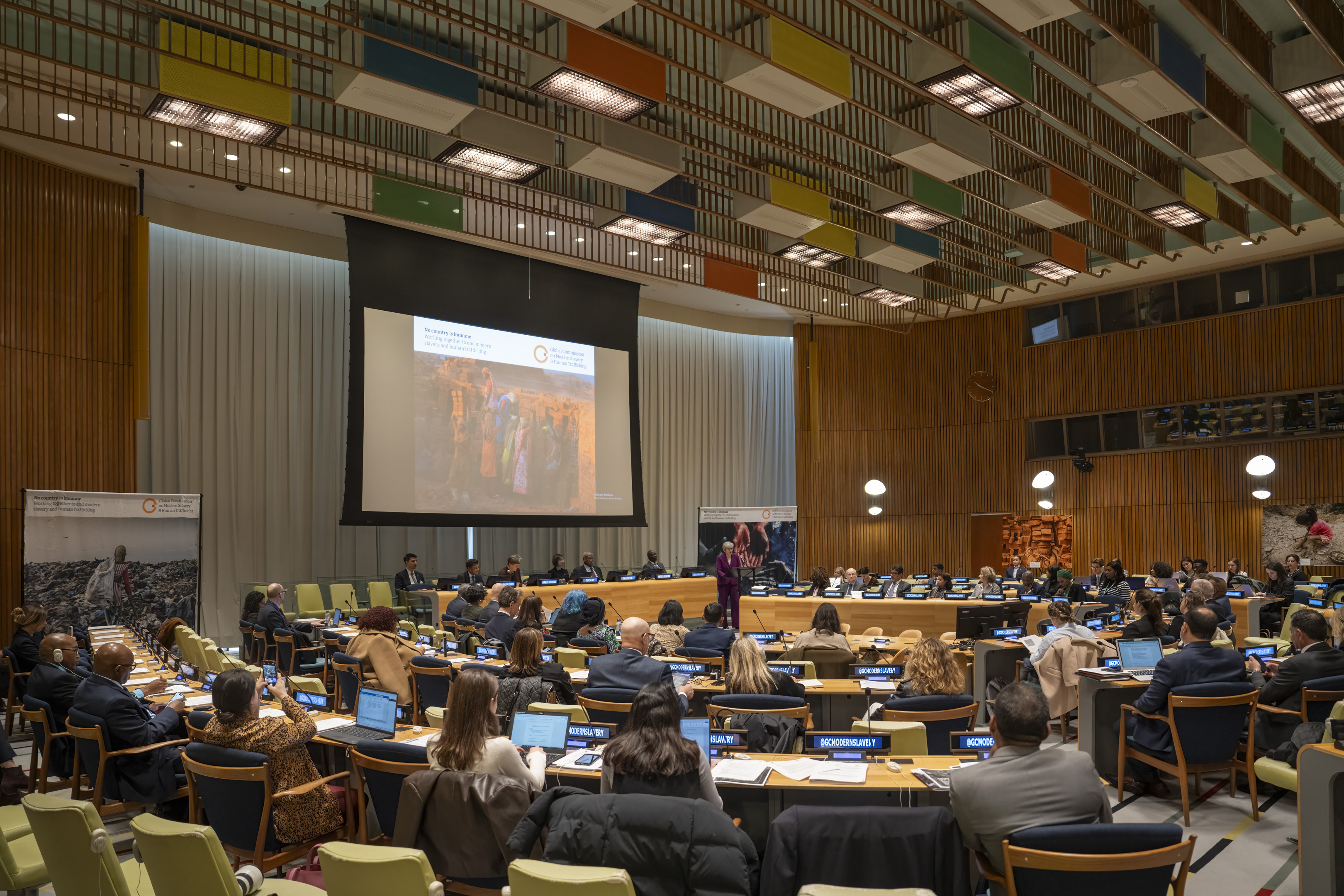 Report launch at the United Nations